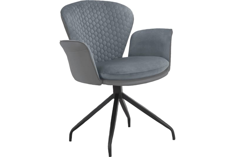 Menaka Karmstol - Antrasitt - Møbler - Stoler & lenestoler - Spisestuestoler & kjøkkenstoler