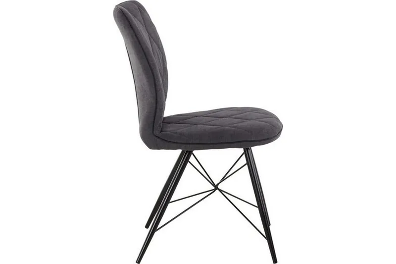 Mimia Spisestol 2-pk - Antrasitt - Møbler - Stoler & lenestoler - Spisestuestoler & kjøkkenstoler