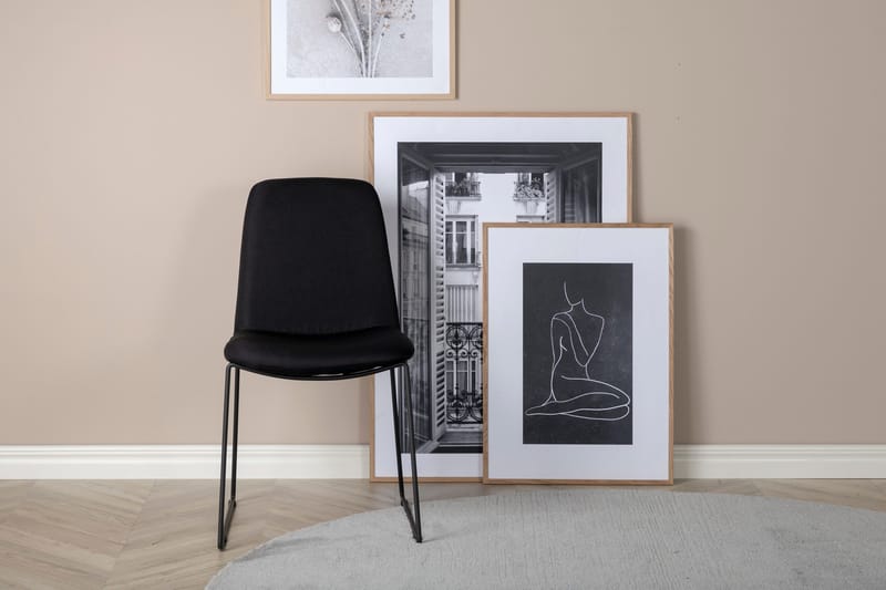 Muce Spisestol - Sort - Møbler - Stoler & lenestoler - Spisestuestoler & kjøkkenstoler