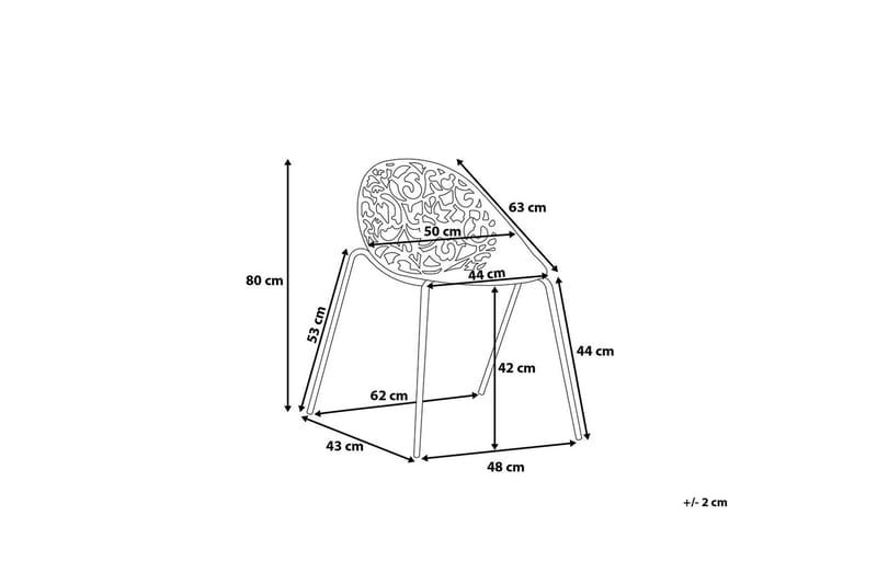 Mumford Stol 2-pk - Grå - Møbler - Stoler & lenestoler - Spisestuestoler & kjøkkenstoler