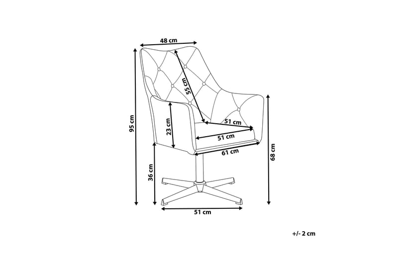 Najor Stol Fløyel - Grå - Møbler - Stoler & lenestoler - Spisestuestoler & kjøkkenstoler