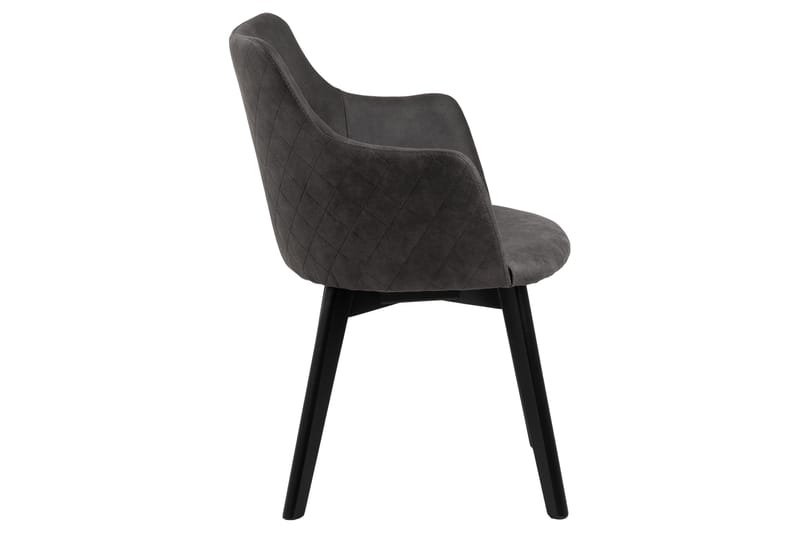 Naquasha Karmstol - Grå/Svart - Møbler - Stoler & lenestoler - Spisestuestoler & kjøkkenstoler