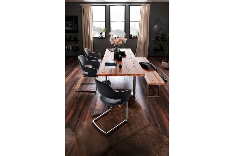 NEWCASTLE Svingestolarm - Svart - Møbler - Stoler & lenestoler - Spisestuestoler & kjøkkenstoler