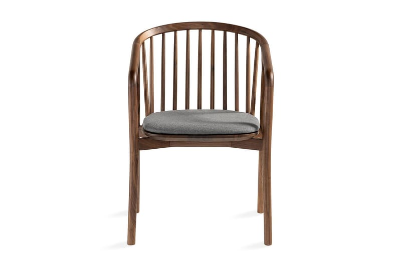 Noira Spisestol med Armlener - Valnøtt / Brun - Møbler - Stoler & lenestoler - Spisestuestoler & kjøkkenstoler