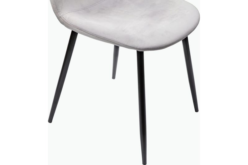 Oktoos Spisestol - Grå/Svart - Møbler - Stoler & lenestoler - Spisestuestoler & kjøkkenstoler