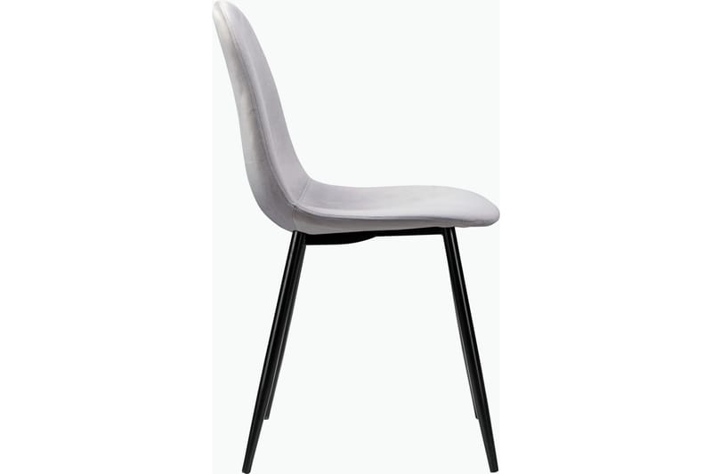 Oktoos Spisestol - Grå/Svart - Møbler - Stoler & lenestoler - Spisestuestoler & kjøkkenstoler