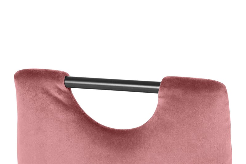 Olanta Spisestol - Fløyel/Rosa - Møbler - Stoler & lenestoler - Spisestuestoler & kjøkkenstoler