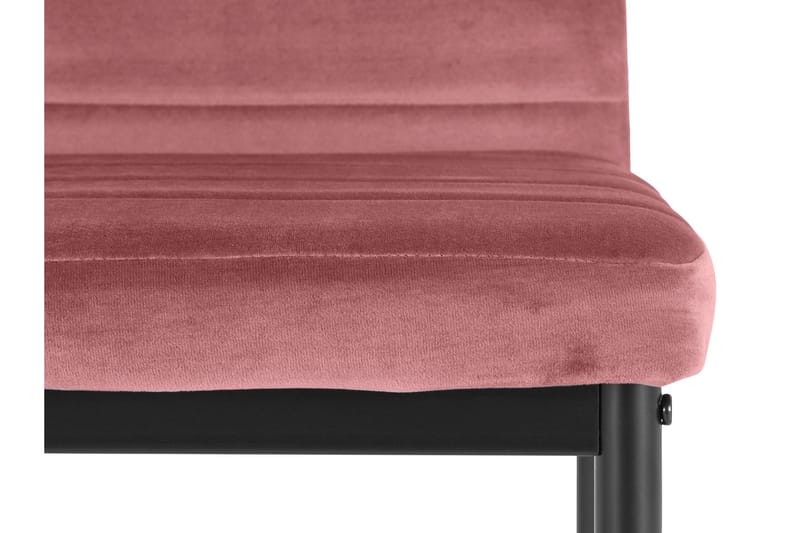 Olanta Spisestol - Fløyel/Rosa - Møbler - Stoler & lenestoler - Spisestuestoler & kjøkkenstoler