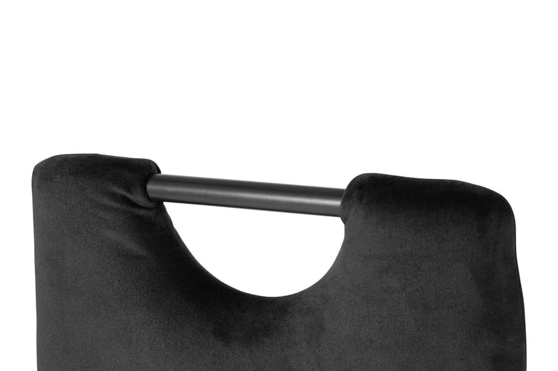 Olanta Spisestol - Fløyel/Svart - Møbler - Stoler & lenestoler - Spisestuestoler & kjøkkenstoler