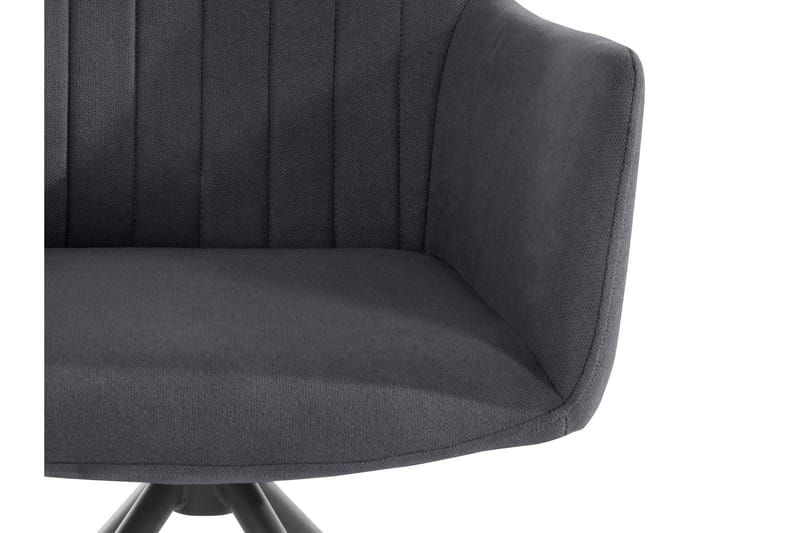 Orielah Karmstol - Antrasitt - Møbler - Stoler & lenestoler - Spisestuestoler & kjøkkenstoler