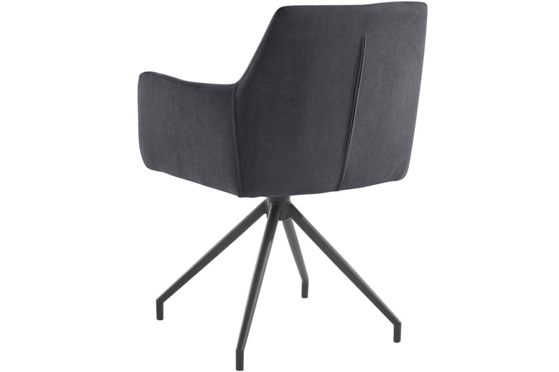 Orielah Karmstol - Antrasitt - Møbler - Stoler & lenestoler - Spisestuestoler & kjøkkenstoler