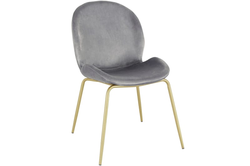Ottine Spisestol - Grå/Messing - Møbler - Stoler & lenestoler - Spisestuestoler & kjøkkenstoler
