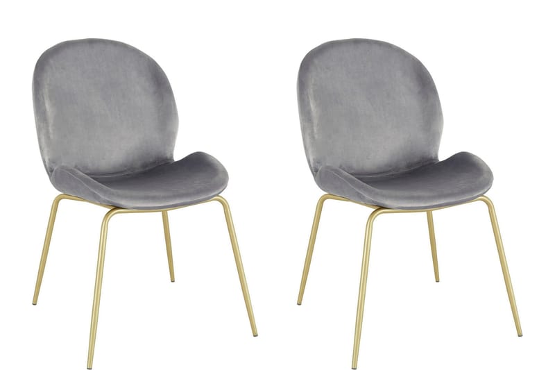 Ottine Spisestol, Grå/Messing