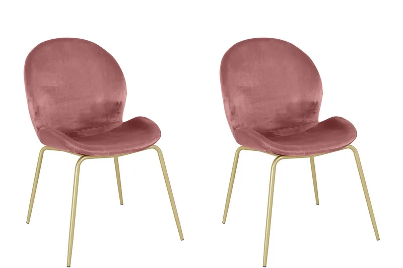 Ottine Spisestol, Rosa/Messing