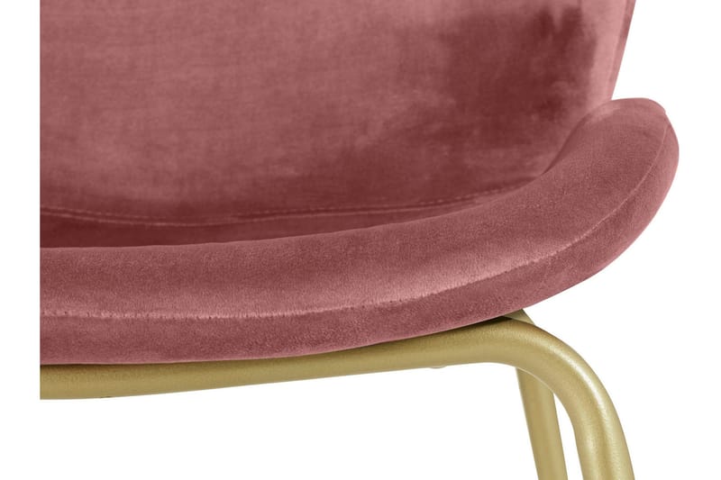 Ottine Spisestol - Rosa/Messing - Møbler - Stoler & lenestoler - Spisestuestoler & kjøkkenstoler