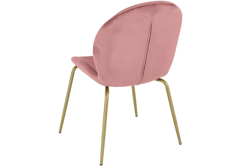 Ottine Spisestol - Rosa/Messing - Møbler - Stoler & lenestoler - Spisestuestoler & kjøkkenstoler