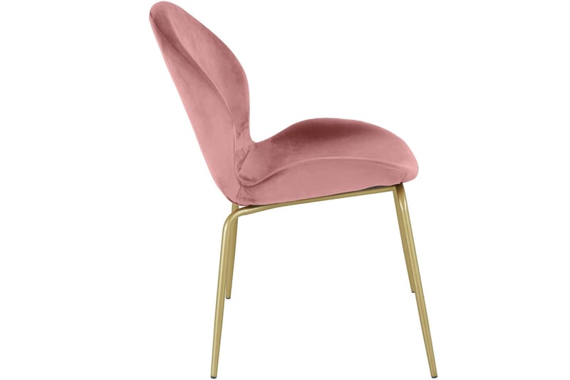 Ottine Spisestol - Rosa/Messing - Møbler - Stoler & lenestoler - Spisestuestoler & kjøkkenstoler