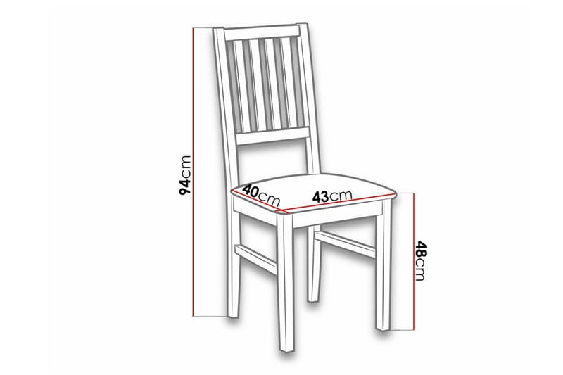 Patrickswell Matstol Black - Møbler - Stoler & lenestoler - Spisestuestoler & kjøkkenstoler