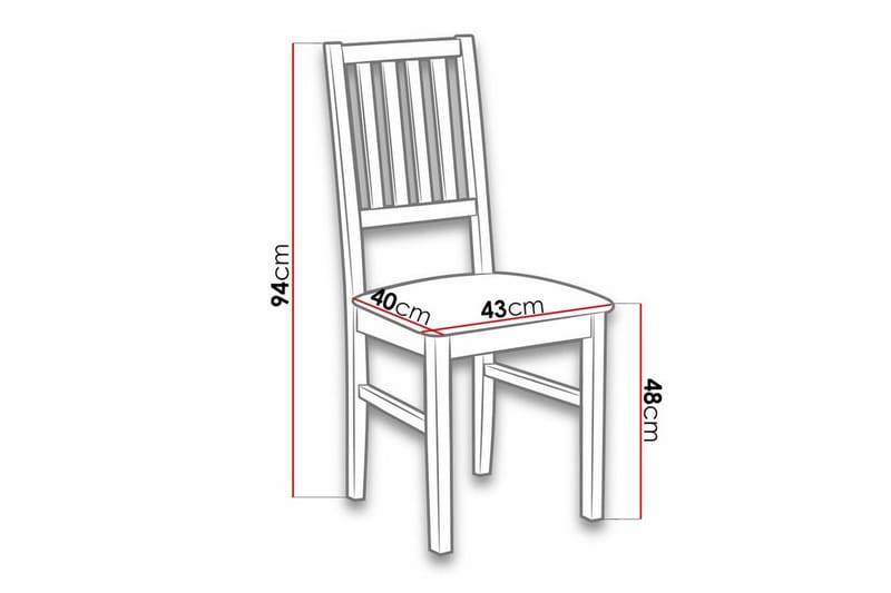 Patrickswell Matstol Black/Brown - Møbler - Stoler & lenestoler - Spisestuestoler & kjøkkenstoler