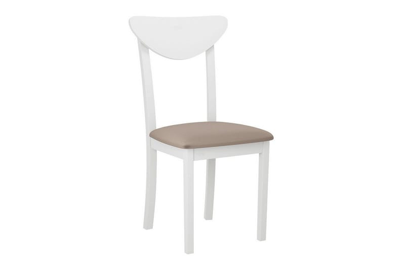 Patrickswell Spisestol & kjøkkenstol 43x40x90 cm i stoff/tre, hvid