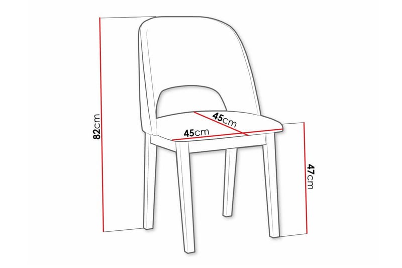 Patrickswell Spisestol - Brun - Møbler - Stoler & lenestoler - Spisestuestoler & kjøkkenstoler