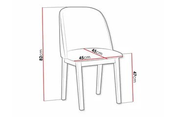Patrickswell Spisestol - Brun - Møbler - Stoler & lenestoler - Spisestuestoler & kjøkkenstoler