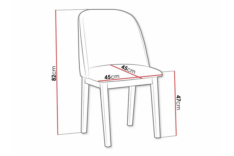 Patrickswell Spisestol - Brun - Møbler - Stoler & lenestoler - Spisestuestoler & kjøkkenstoler