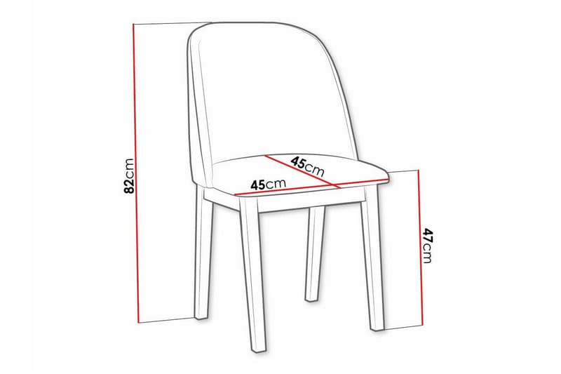 Patrickswell Spisestol - Brun - Møbler - Stoler & lenestoler - Spisestuestoler & kjøkkenstoler
