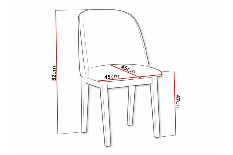 Patrickswell Spisestol - Hvid - Møbler - Stoler & lenestoler - Spisestuestoler & kjøkkenstoler