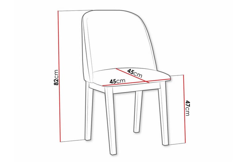 Patrickswell Spisestol - Hvid - Møbler - Stoler & lenestoler - Spisestuestoler & kjøkkenstoler