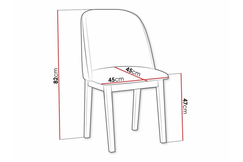 Patrickswell Spisestol - Hvid - Møbler - Stoler & lenestoler - Spisestuestoler & kjøkkenstoler