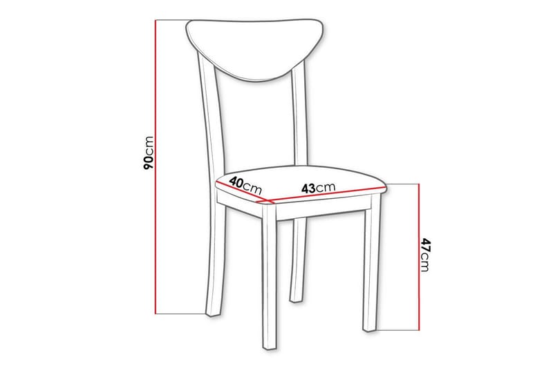 Patrickswell Spisestol - Svart - Møbler - Stoler & lenestoler - Spisestuestoler & kjøkkenstoler