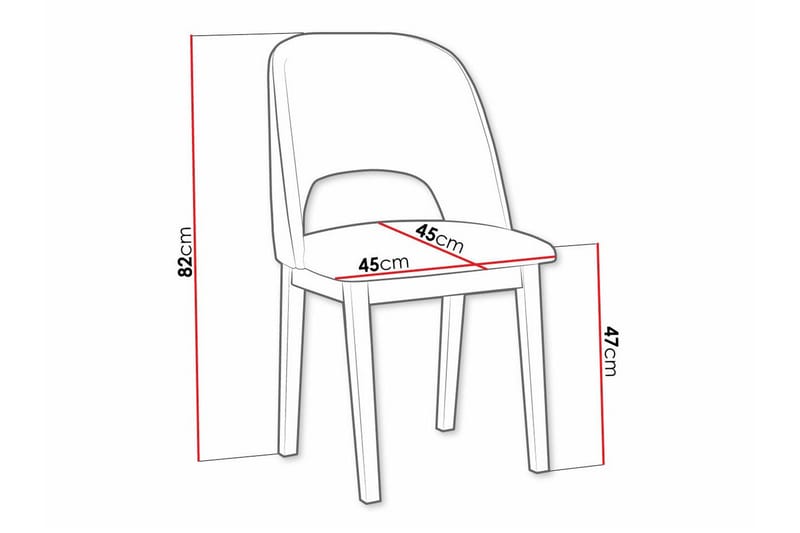 Patrickswell Spisestol - Svart - Møbler - Stoler & lenestoler - Spisestuestoler & kjøkkenstoler