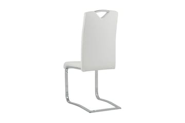 Picknes Dining Spisestol 2- pk - Kunstskinn / Kremhvit - Møbler - Stoler & lenestoler - Spisestuestoler & kjøkkenstoler