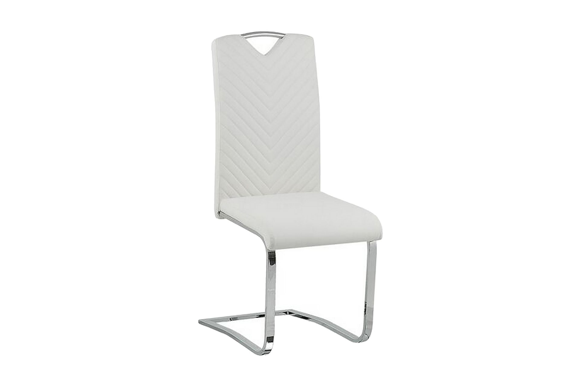 Picknes Dining Spisestol 2- pk - Kunstskinn / Kremhvit - Møbler - Stoler & lenestoler - Spisestuestoler & kjøkkenstoler