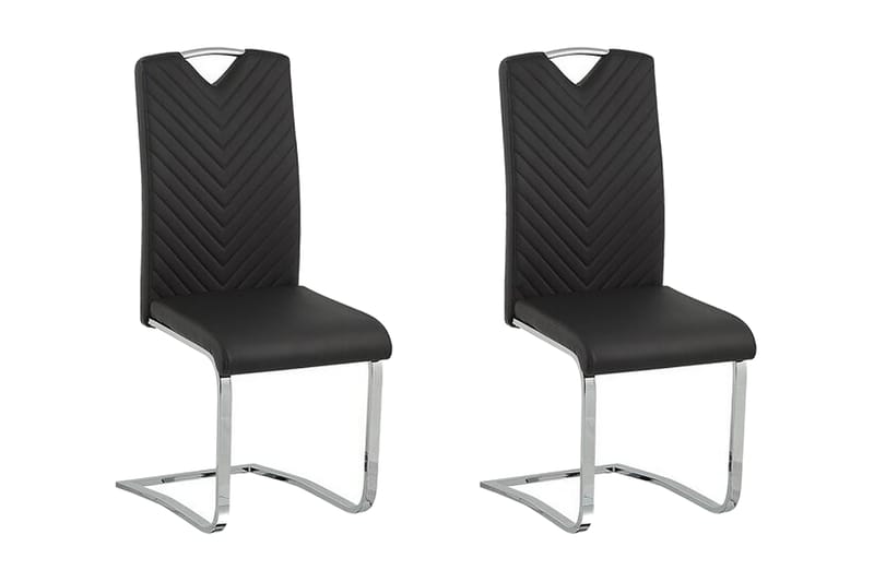 Picknes Spisestol 2-pk - Svart - Møbler - Stoler & lenestoler - Spisestuestoler & kjøkkenstoler