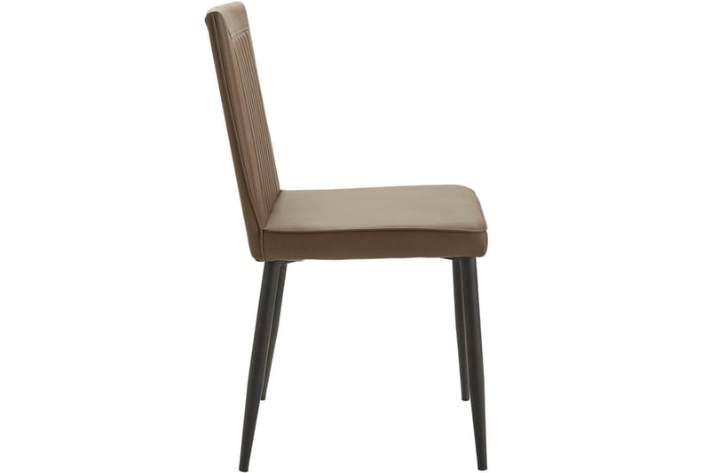 Pinon Spisestol Kunstlær 2-pk - Brun - Møbler - Stoler & lenestoler - Spisestuestoler & kjøkkenstoler