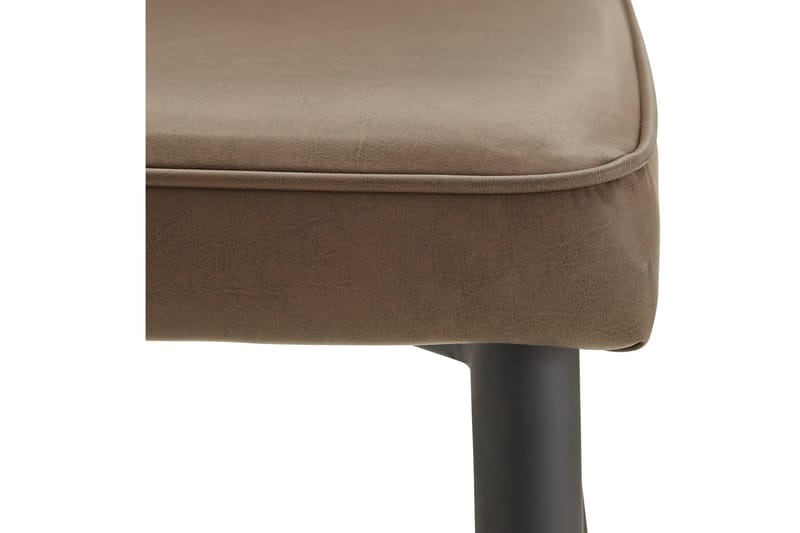 Pinon Spisestol Kunstlær 2-pk - Brun - Møbler - Stoler & lenestoler - Spisestuestoler & kjøkkenstoler