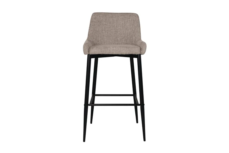 Plaza Barstol - Beige/Sort - Møbler - Stoler & lenestoler - Spisestuestoler & kjøkkenstoler