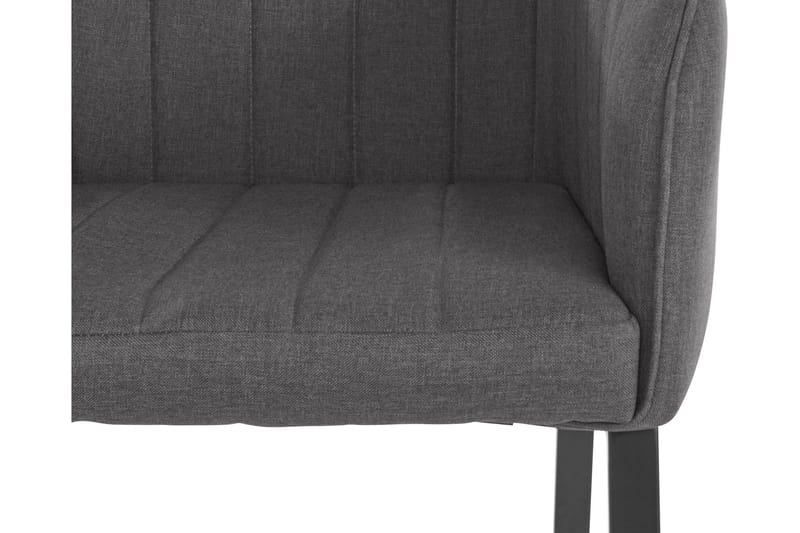 Pukarp Karmstol - Antrasitt - Møbler - Stoler & lenestoler - Spisestuestoler & kjøkkenstoler