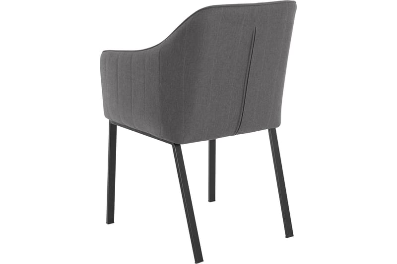 Pukarp Karmstol - Antrasitt - Møbler - Stoler & lenestoler - Spisestuestoler & kjøkkenstoler