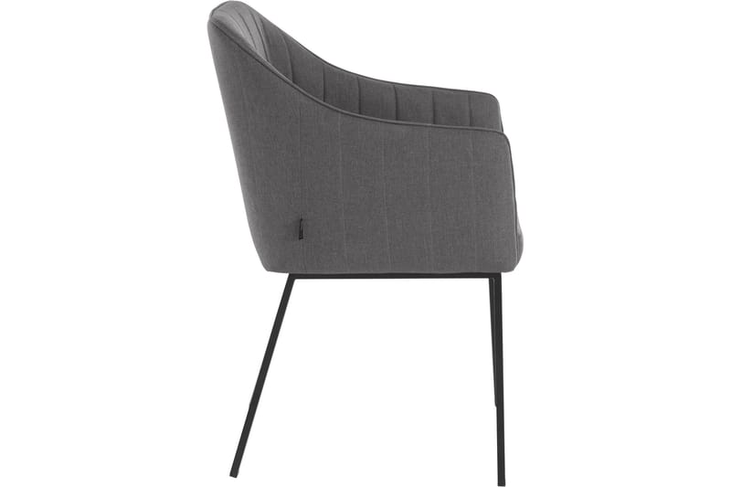 Pukarp Karmstol - Antrasitt - Møbler - Stoler & lenestoler - Spisestuestoler & kjøkkenstoler