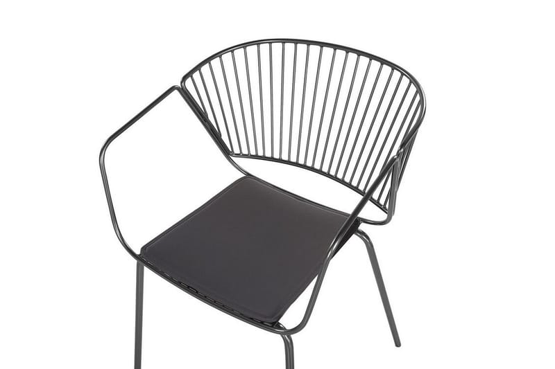 Rigby Stol 2-pk - Svart/Kunstskinn - Spisestuestoler & kjøkkenstoler - Karmstoler