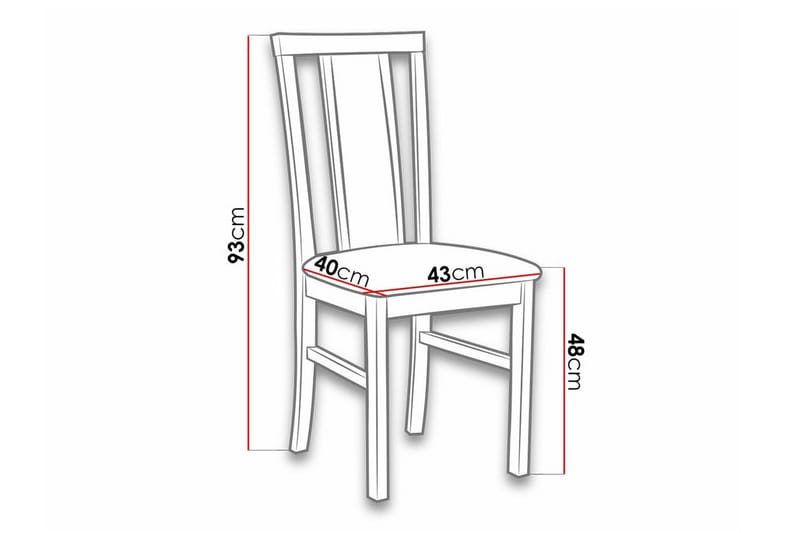 Roma Matstol Black/Wood - Møbler - Stoler & lenestoler - Spisestuestoler & kjøkkenstoler