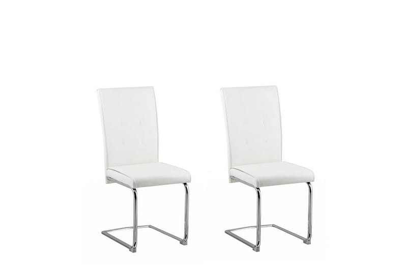 Rovard Spisestol 2-pk - Kunstlær/Beige - Møbler - Stoler & lenestoler - Spisestuestoler & kjøkkenstoler