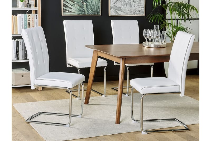 Rovard Spisestol 2-pk - Kunstlær/Beige - Møbler - Stoler & lenestoler - Spisestuestoler & kjøkkenstoler