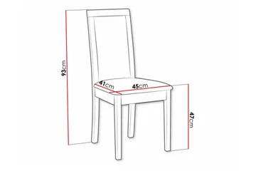 Rowden Spisestol - Brun - Møbler - Stoler & lenestoler - Spisestuestoler & kjøkkenstoler