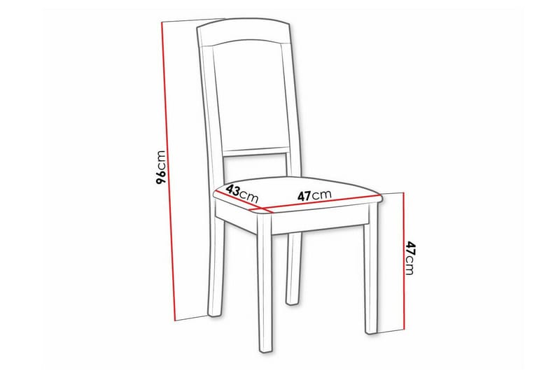 Rowden Spisestol - Brun - Møbler - Stoler & lenestoler - Spisestuestoler & kjøkkenstoler