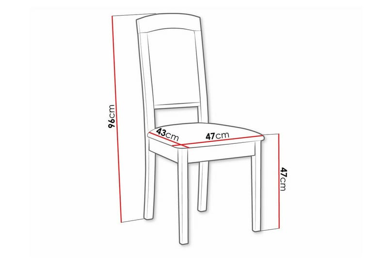 Rowden Spisestol - Brun - Møbler - Stoler & lenestoler - Spisestuestoler & kjøkkenstoler
