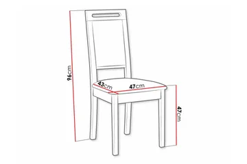 Rowden Spisestol - Brun - Møbler - Stoler & lenestoler - Spisestuestoler & kjøkkenstoler